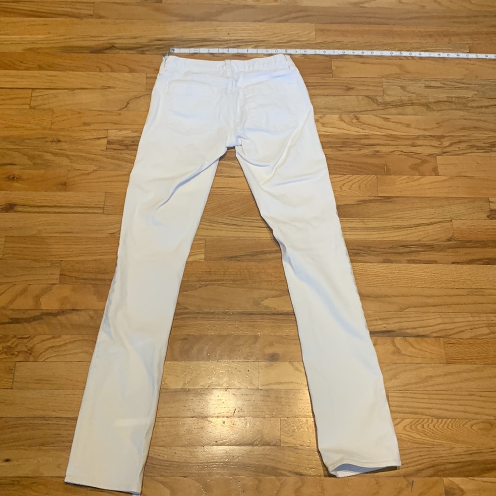 J. Crew White Straight Leg Jeans 26T Vintage - Picture 9 of 10